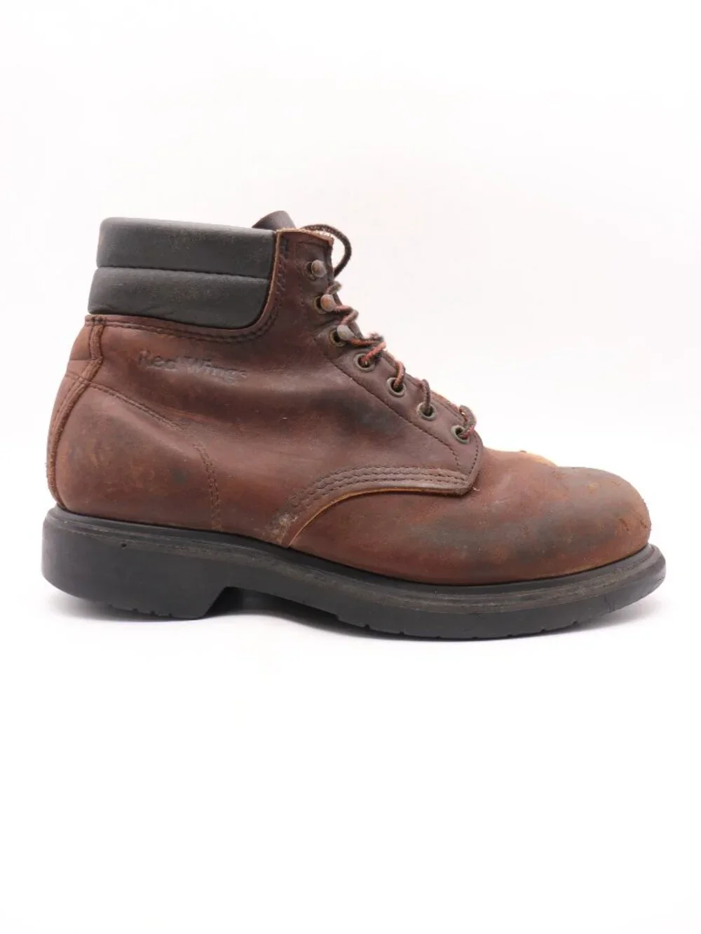 Red Wing 2245 SuperSole 6-inch Men's Size 8.5 EE Steel Toe Boots Brown Leather